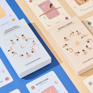 BUNDEL ASANA-KAARTEN - Sun Edition & Moon Edition, yogadeck, yogahoudingskaarten, yogakaarten, yoga, yogadocentenopleiding, yogakarten, yogacadeau