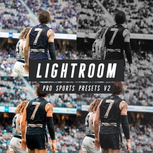 Sports Photography LIGHTROOM Presets, Sports Presets, Mobile Presets, Desktop Presets, Instagram Filter Presets, Sports Photo Editing, Moody