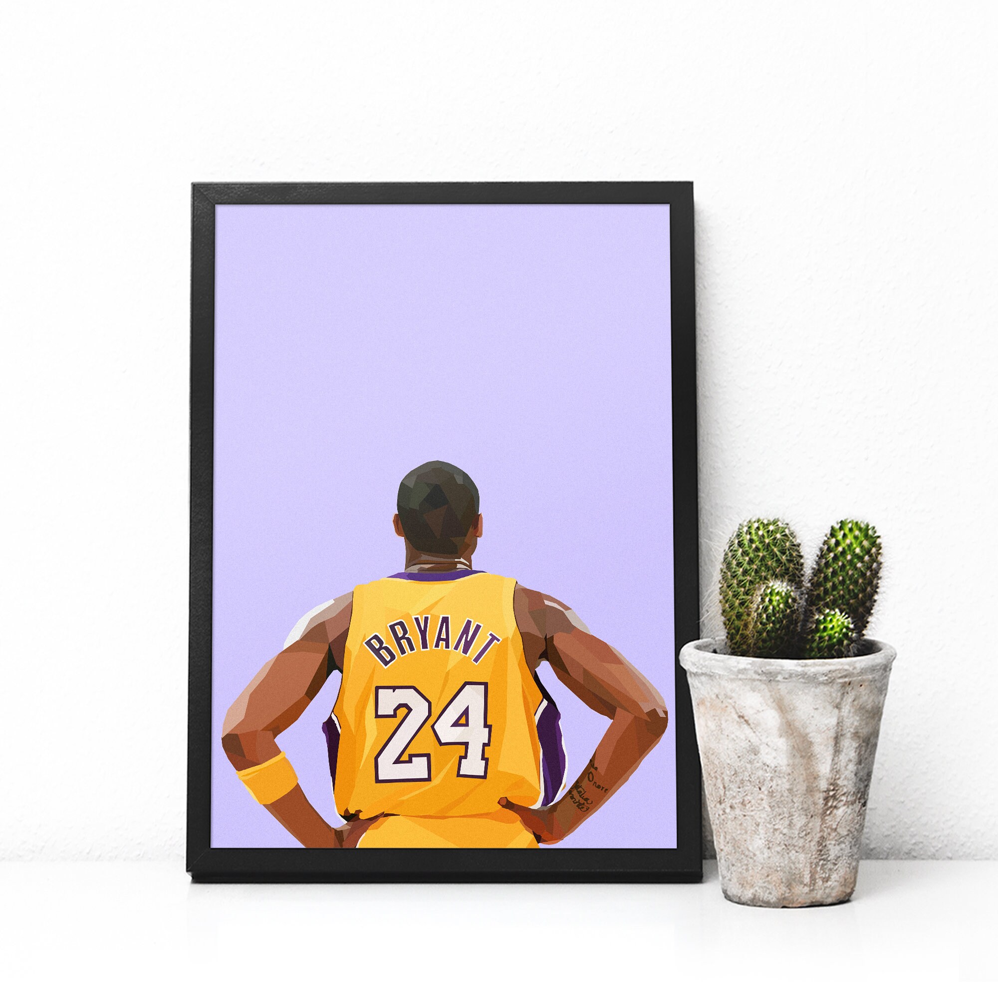Kobe Bryant Print Set / Kobe Bryant Poster / Lakers Poster / | Etsy