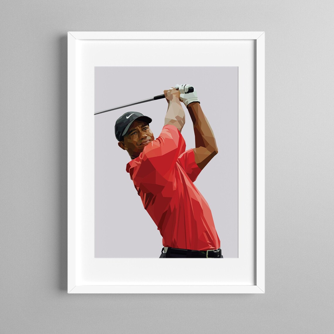 Tiger Woods Printable Art Golf Wall Decor Instant Download Etsy