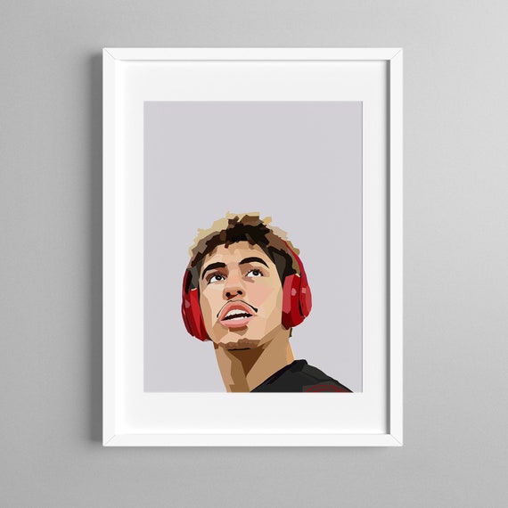 Lamelo Ball Poster Set Wall Decor Art Prints Lamelo Ball Etsy