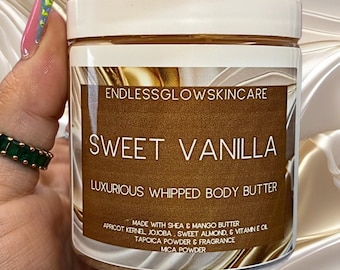 Sweet Vanilla Luxurious Whipped Body Butter