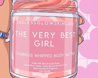 Das allerbeste Mädchen luxuriöse geschlagene Körperbutter
