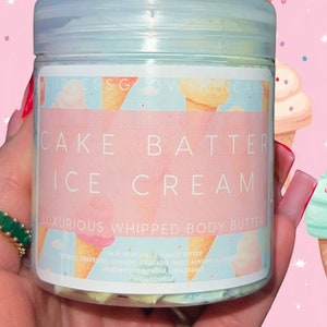 Cake Batter Ice Cream Luxurious Whipped Body Butter