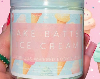 Cake Batter Ice Cream Luxurious Whipped Body Butter