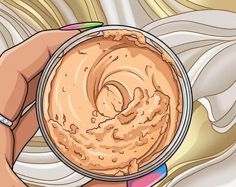 Süße Vanille luxuriöse geschlagene Körperbutter