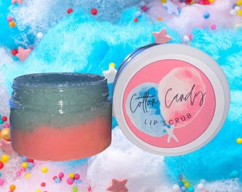 Cotton Candy Flavored Lip Scrub