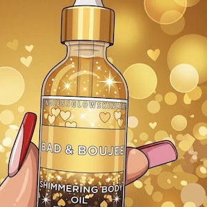 BAD & BOUGIE 24 KARAT Gold Shimmering Body Oil