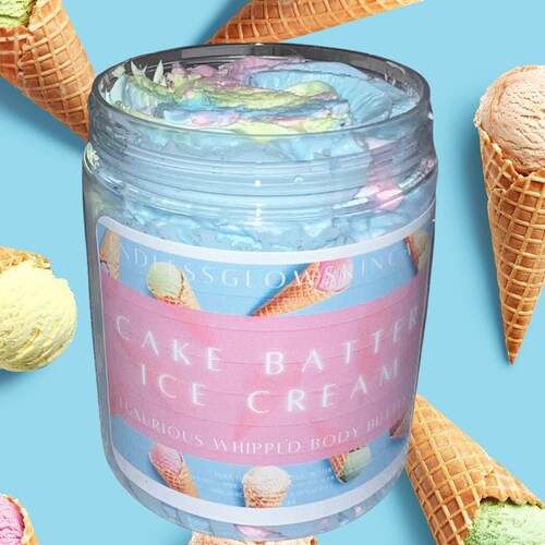 Cake Batter Ice Cream Luxurious Whipped Body Butter Etsy