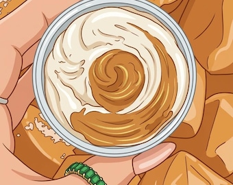 Karamellsirup Luxuriöse Körperbutter