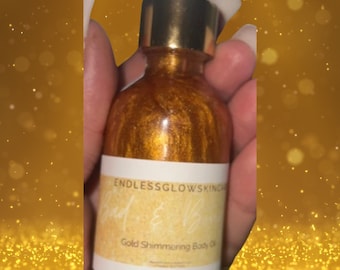 BAD & BOUGIE 24 KARAT Gold Shimmering Body Oil