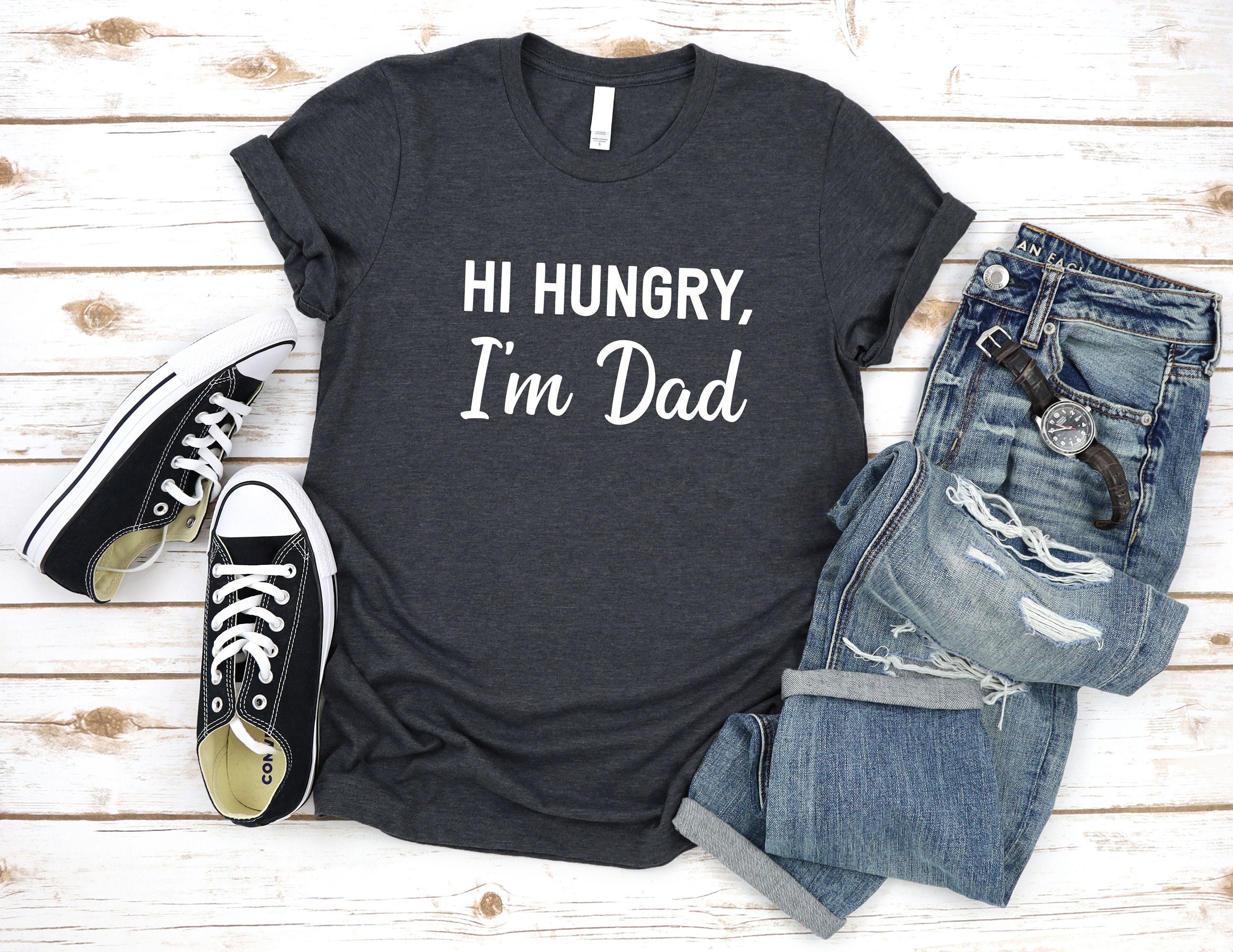 Hi Hungry I'm Dad T-shirt Dad Shirt Father's Day - Etsy