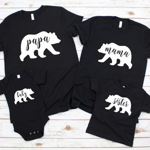 mama bear and papa bear shirts