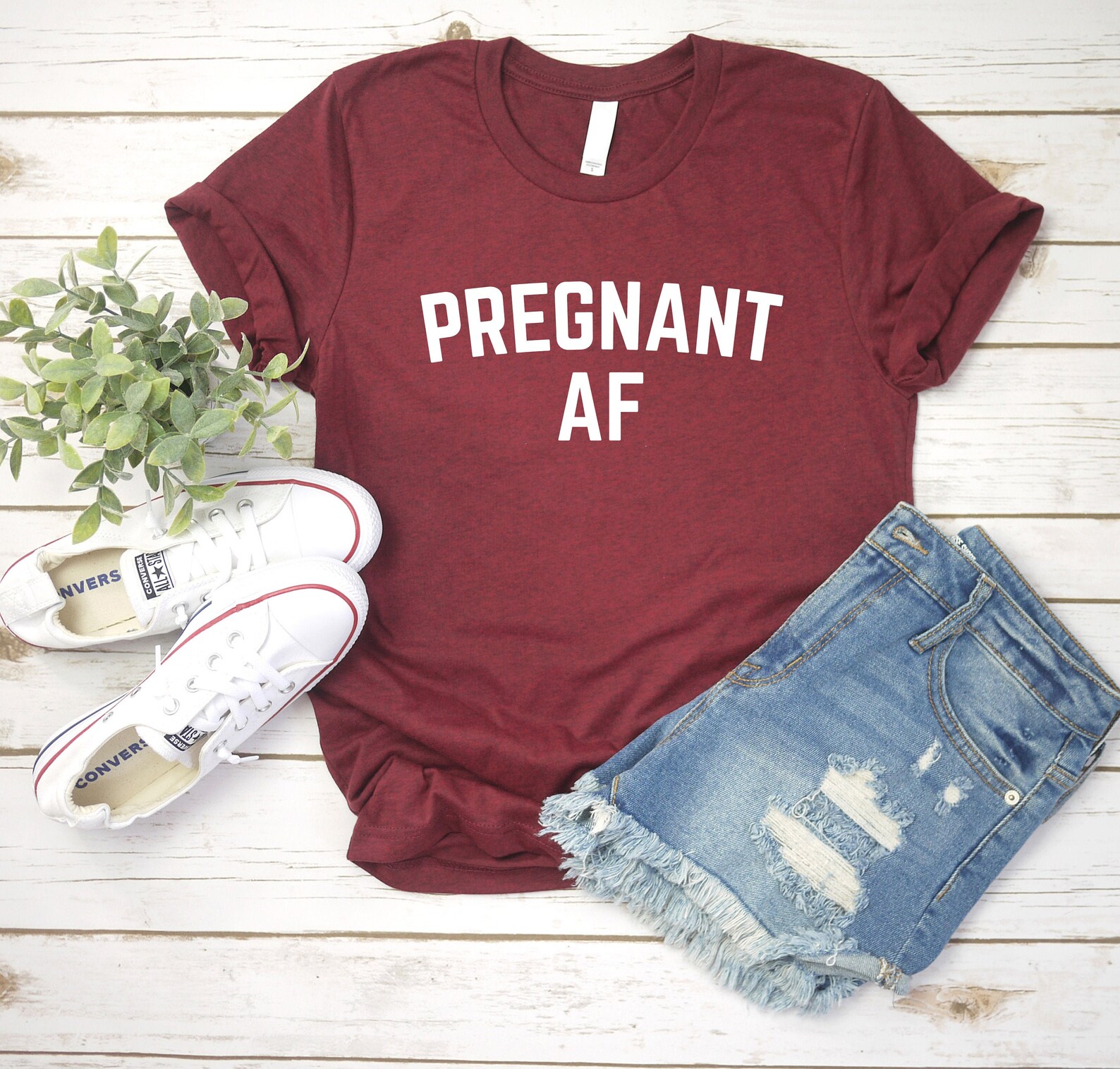 Pregnant AF Shirt Pregnancy Announcement Shirt Pregnancy - Etsy
