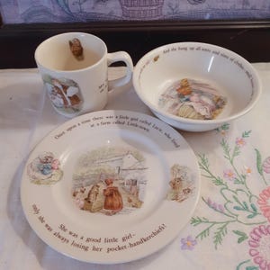 Mrs. Tiggy Winkle Nursery Set Wedgwood - Etsy UK