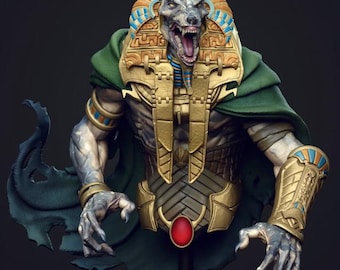 3D-Print Honourguard - Creature Armory - Anubis Bust - 2 Sizes