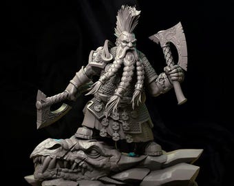 3D-Print Honourguard - BS Sculpt - Dwarf King - 75mm Scale