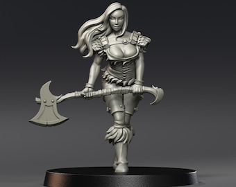 3D-Print Honourguard - Olivier Bouchet - Sexy Barbare - 35mm Tabletop