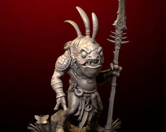 3D-Print Honourguard - BS Sculpt - Murloc - 75mm Scale or 1/10 Bust