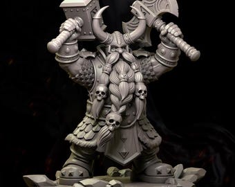 3D-Print Honourguard - BS Sculpt - Dwarf Warrior - 75mm Scale