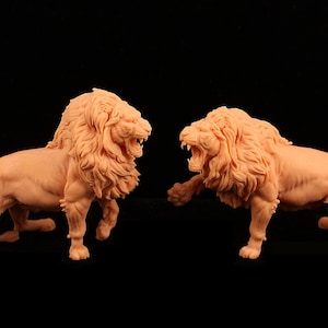 3D-Print Honourguard - Animal Den Miniatures - Lions Part 1