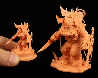 Space Dwarf- 32, 54 and 75mm scale - 3D Printed