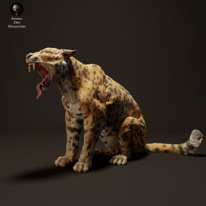3D-Print Honourguard - Animal Den Miniatures - Jaguar - 3 Variations UNPAINTED! ORANGE COLOUR