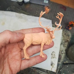 3D-Print Honourguard - Animal Den Miniatures - Reindeer/Caribou