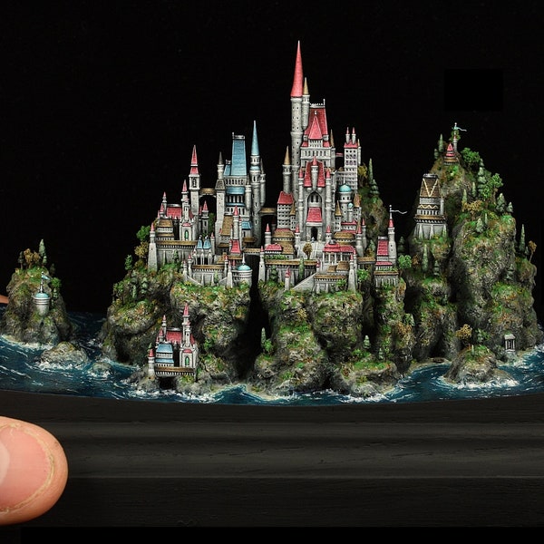 Fairytale Medieval Castle - 3D Print - Not painted!
