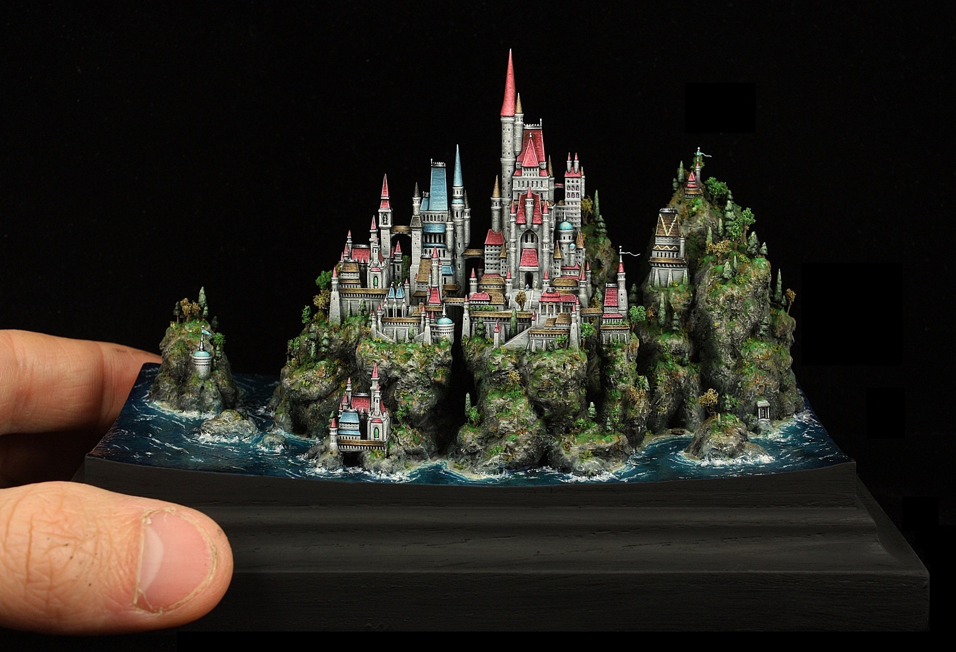 Fairytale Medieval Castle - 3D Print - Not Painted! - Etsy
