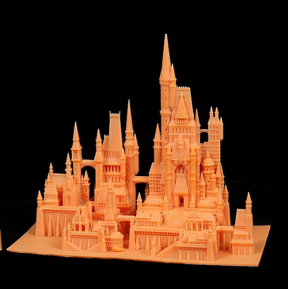 Fairytale Medieval Castle - 3D Print - Not Painted! - Etsy
