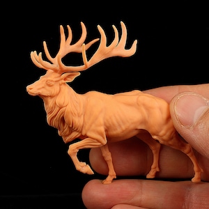 3D-Print Honourguard - Animal Den Miniatures - Deer - 35, 54 and 75mm scale