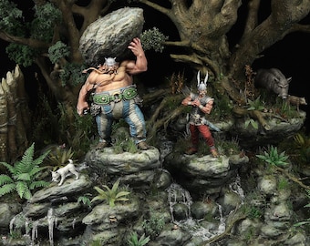 Painting Tutorial - Asterix and Obelix in 35mm Scale