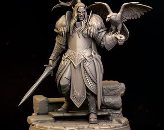 3D-Print Honourguard - BS Sculpt - The Elf Commander - 75mm Figure Scale