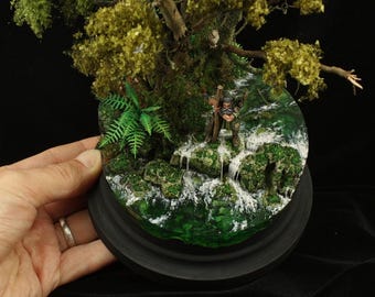 Tutorial - Forest and River Diorama for 35mm Miniatures