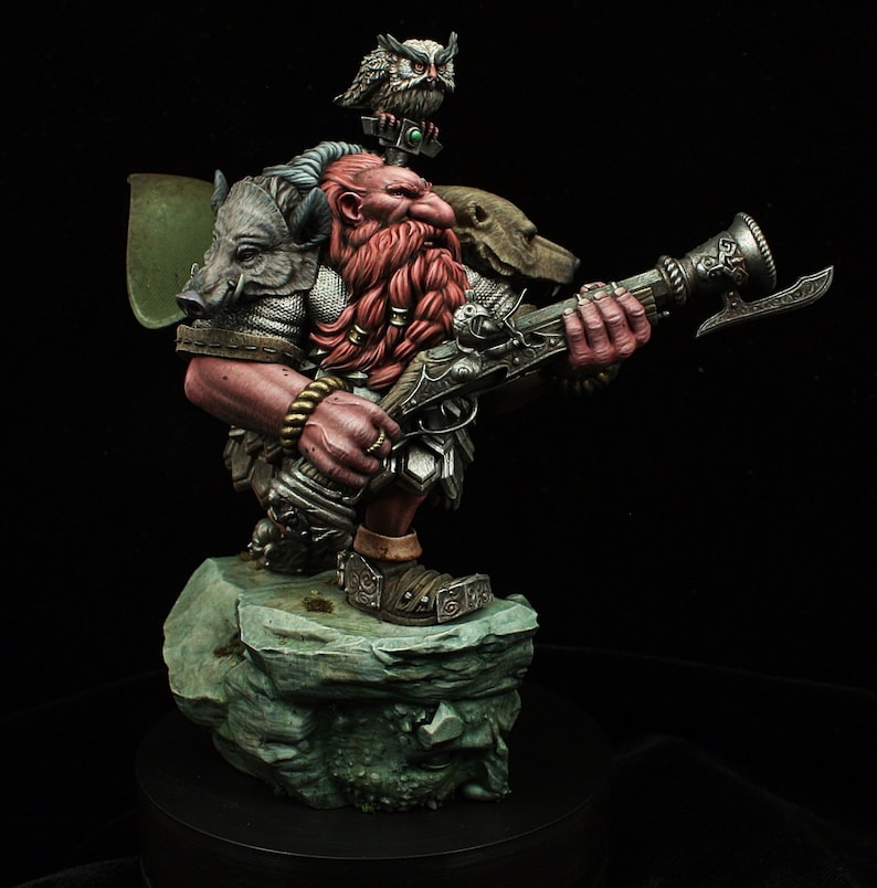 Dwarf Rifleman Gun Dwarf Rifleman - 35/54/75mm Scale - Etsy