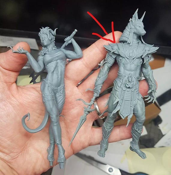 3d-print Honourguard - CA3D Studios - Anubis - 1/24 or 1/18 - Etsy