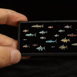 Fish Set - 3D Printed - UNPAINTED!