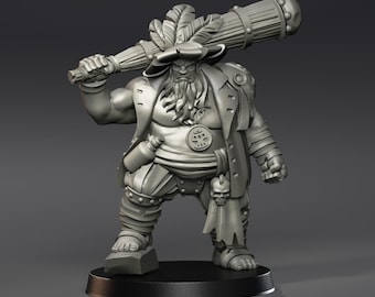 3D-Print Honourguard - Olivier Bouchet - Street Sentinel Ogre - 35mm Tabletop