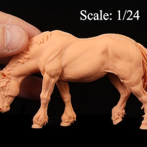 3D-Print Honourguard - Animal Den Miniatures - Farm Animals - Horse Mare (3 Variations) -UNPAINTED!