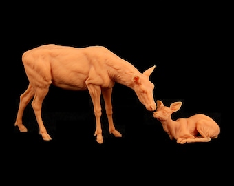 3D-Print Honourguard - Animal Den Miniatures - Red Deers
