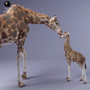 3D-Print Honourguard - Animal Den Miniatures - Giraffes - Not Painted!