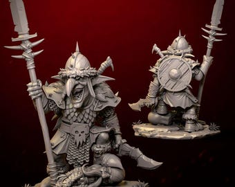 3D-Print Honourguard - BS Sculpt - WGoblin Warlord - 75mm Scale