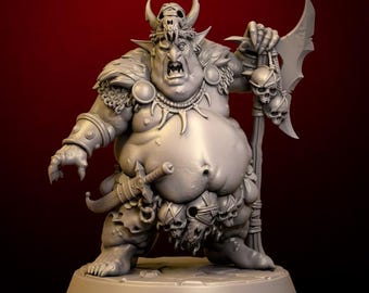 3D-Print Honourguard - BS Sculpt - Goblin Boss - 75mm Scale