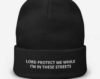 Lord Protect Me While I’m In These Streets Snapback Hat
