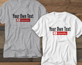 Youtube Shirt Etsy - youtube t shirt roblox thai