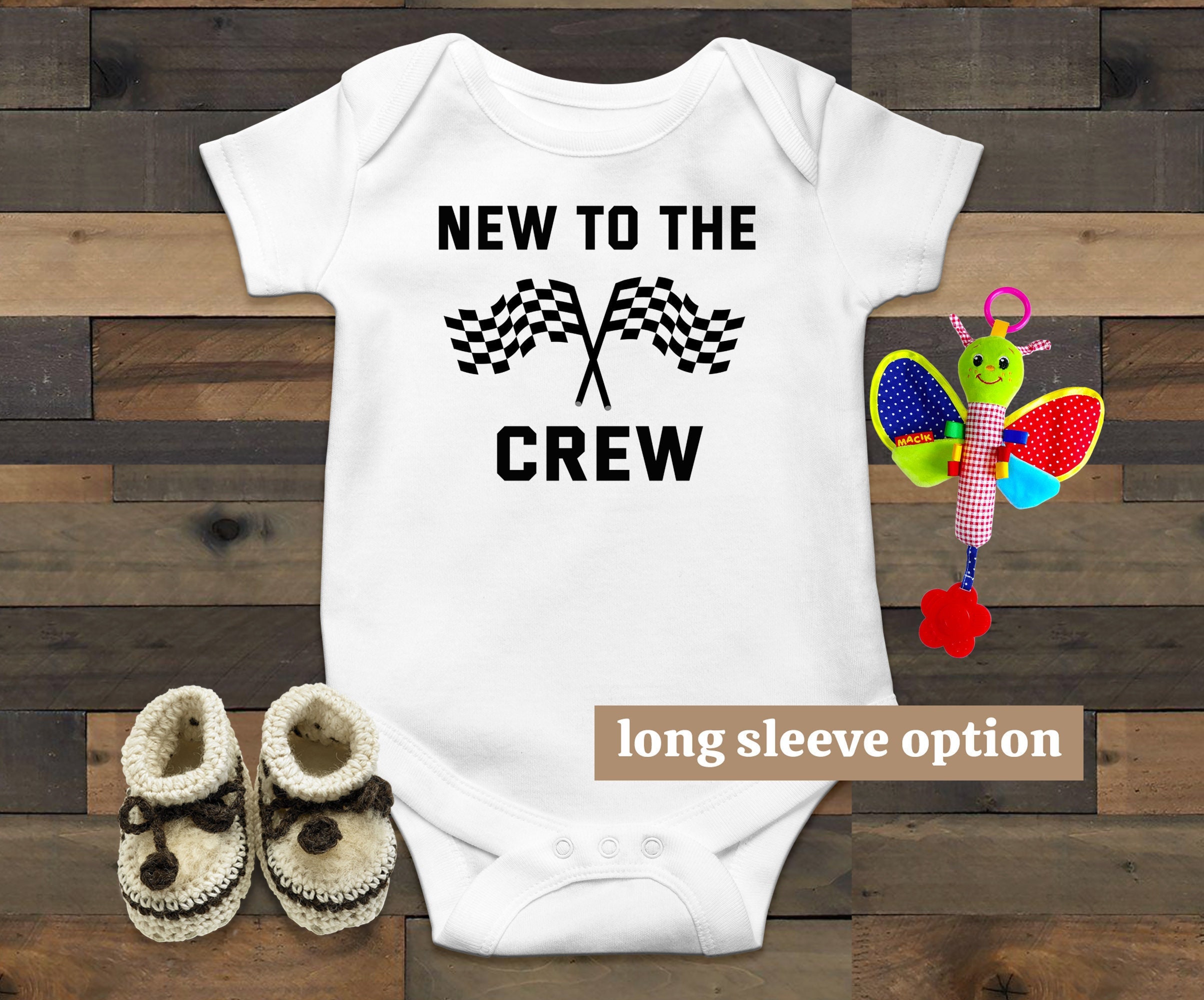 Motocross Baby Boy Take Home Outfit, New to the Crew 