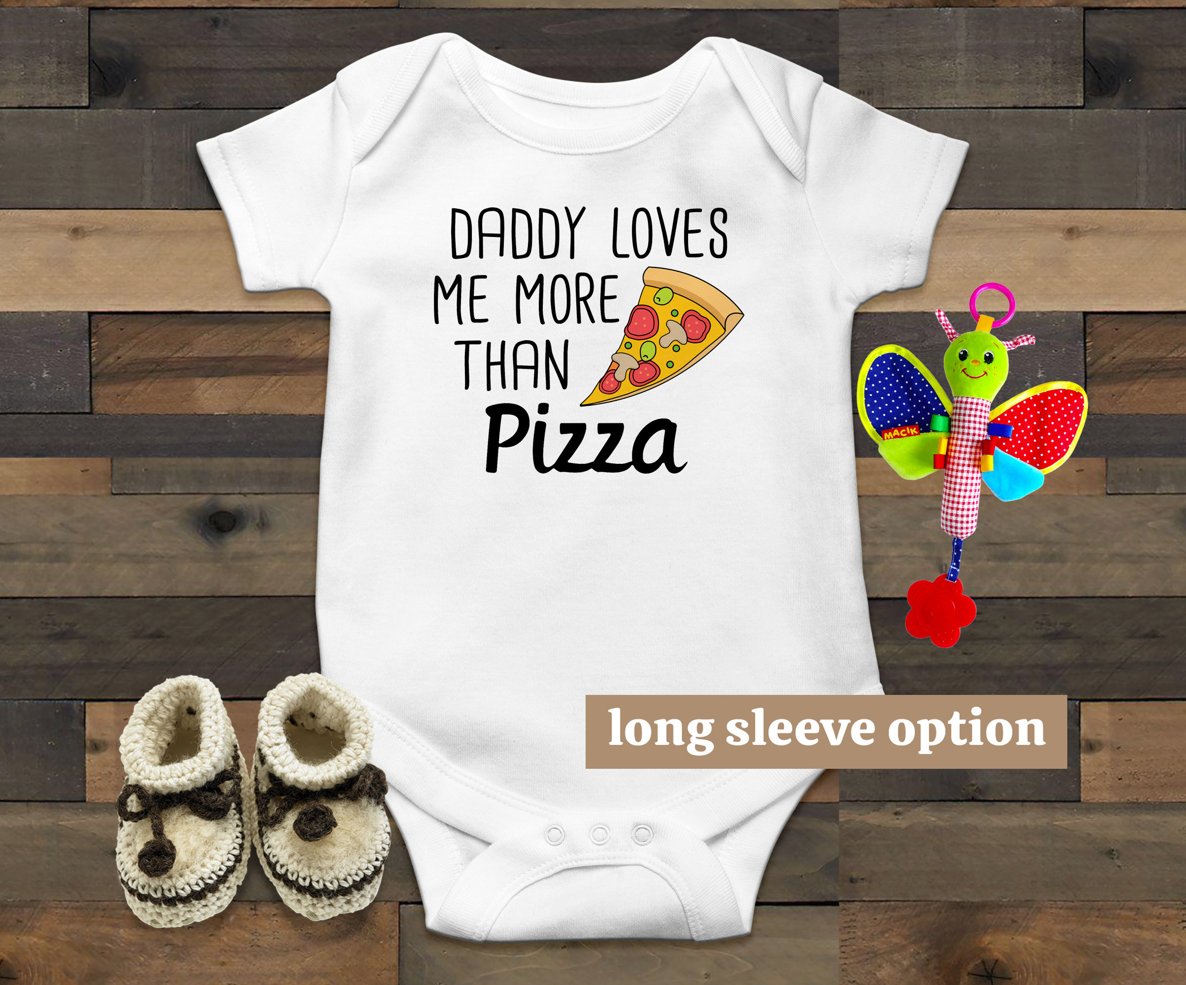 Pizza 2025 baby clothes