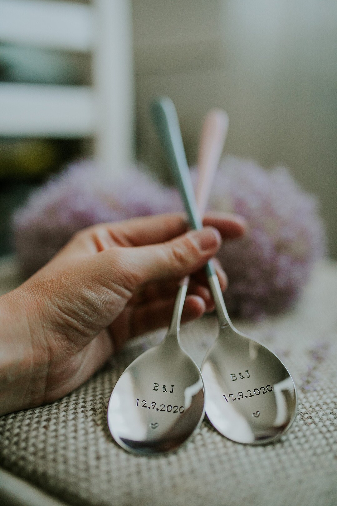 Spoon Text Set of Spoons With Own Personalized Text - Etsy