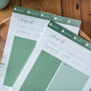 REZEPTE | Rezeptkarte | Druckdatei A5